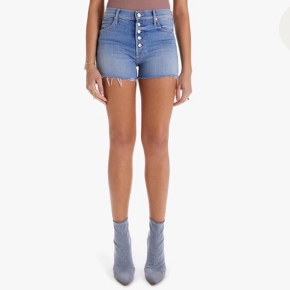 MOTHER The Pixie Dazzler Shorts Blowing Kisses sz 27 - Picture 9 of 14